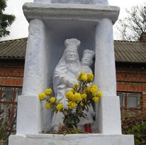 Хрест,  Ісус Христос із предстоячими,  Матір Божа з Дитям Ісусом, Св. Миколай